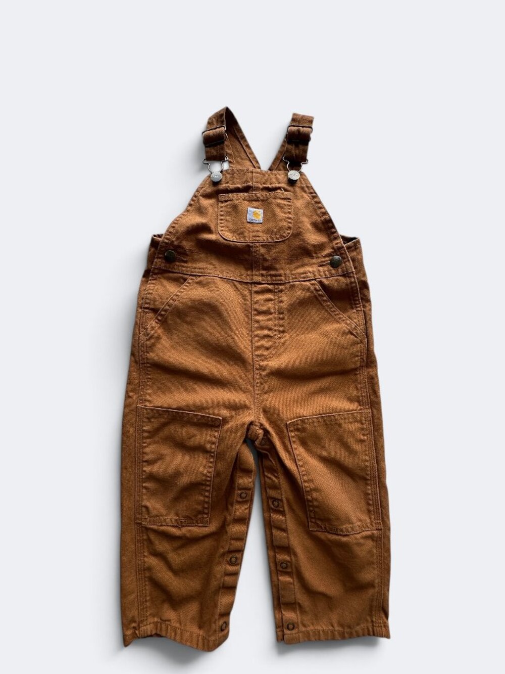 Carhartt Sz 24 Months Toddler Baby Boy Girl Bibs Overalls Cotton Canvas Workwear